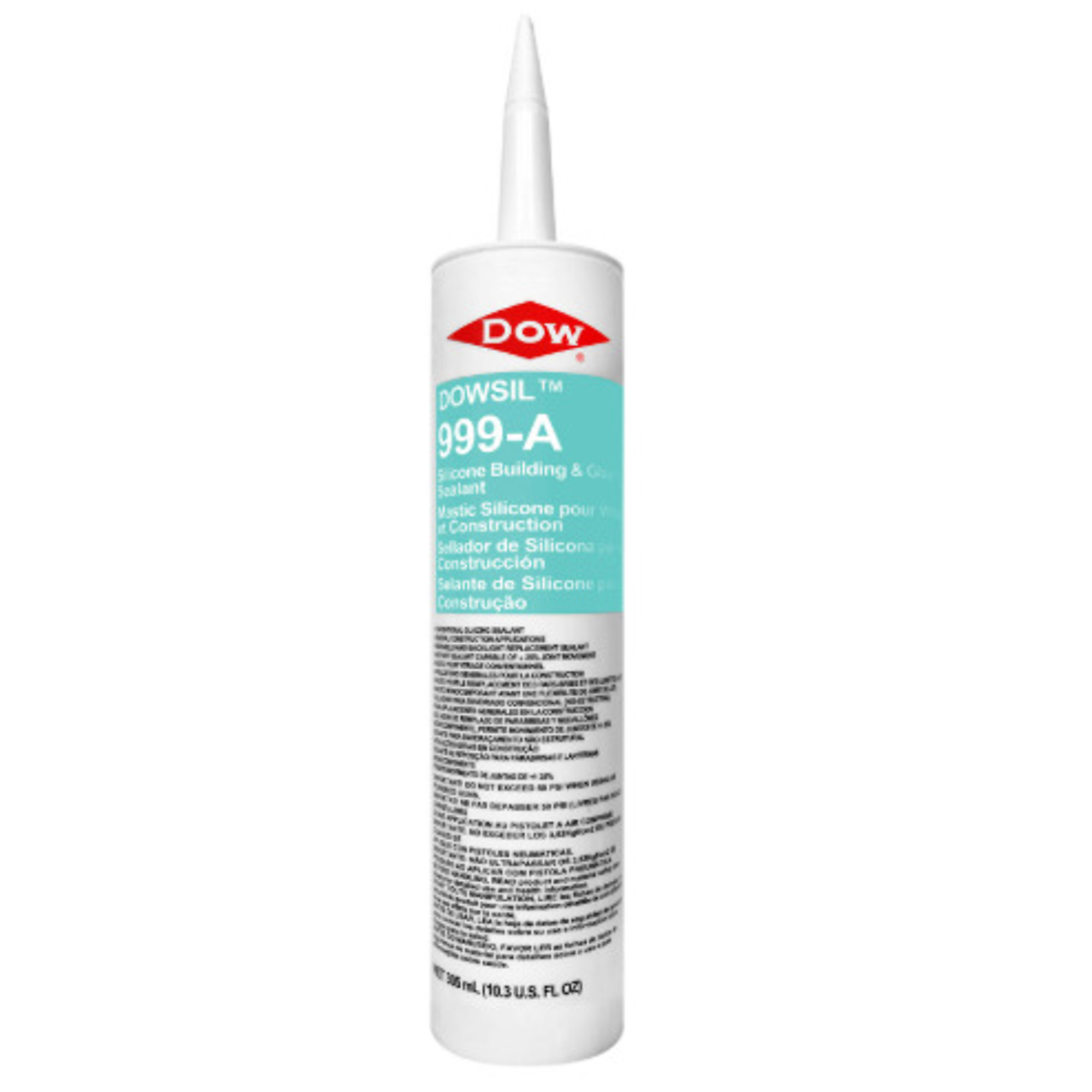 DOW Corning 999A Silicone Glazing Sealant Aluminum 10.3oz, 12PK